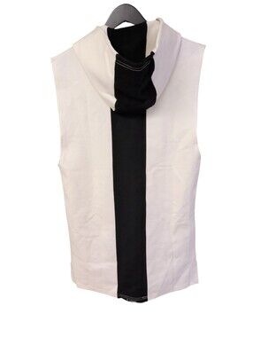 New Zanerobe sleeveless white hoodie